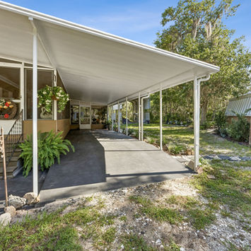 Attached carport at 110 Plumosa Drive Georgetown, FL 32139
