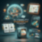 AI Visibility Kit for Realtors with Brand Voice Lock-In, prompt vault, and glowing AI orb by Imagine Media.