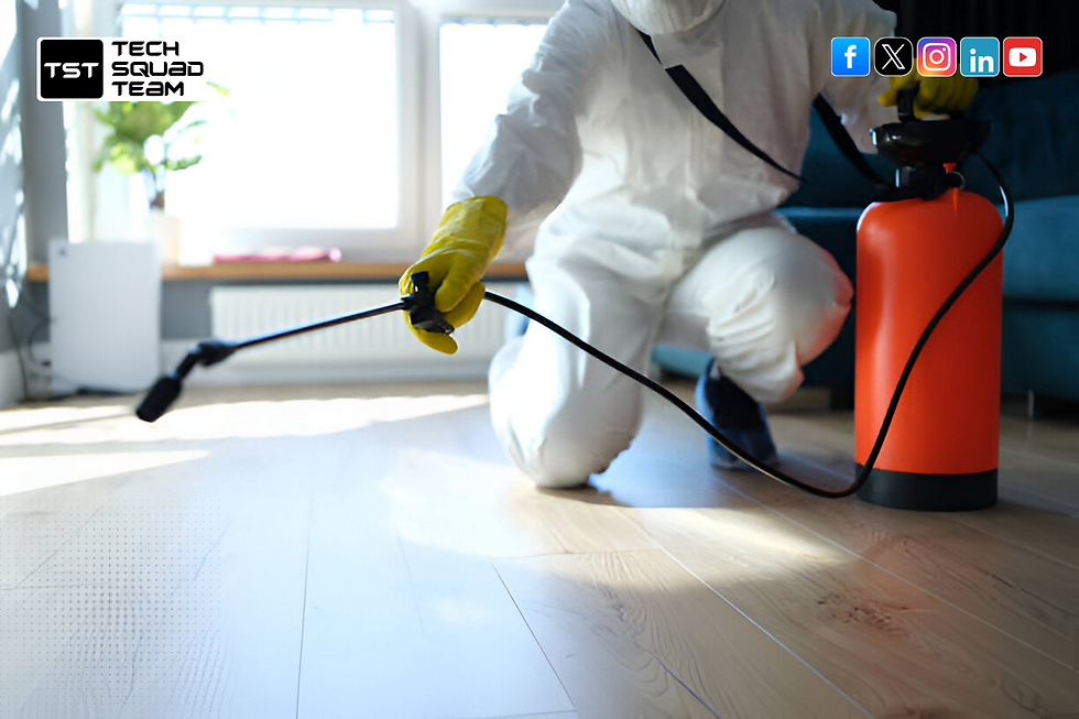 TechSquadTeam's pest control services in Kolkata