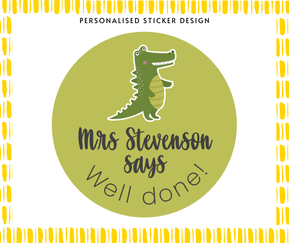 Thumbnail: Personalised Cute Animal Well Done Stickers