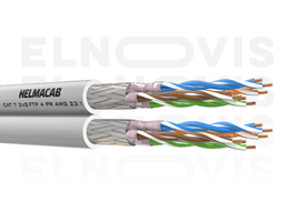 Helmacab CAT7 2xS/FTP 4PR AWG23/1 LSZH
