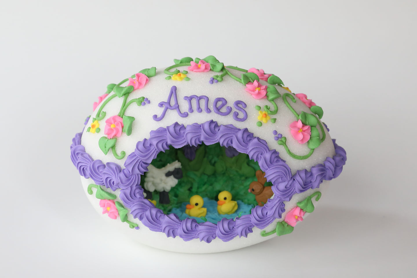 Large Side View Panoramic Sugar Egg