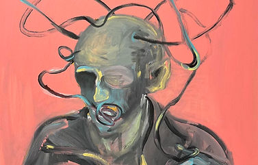 Confusion of thoughts, acrylic on canvas