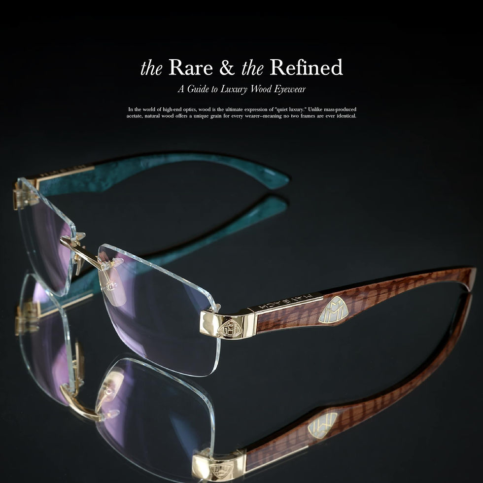 The Rare & The Refined: A Guide to Luxury Wood Eyewear.
