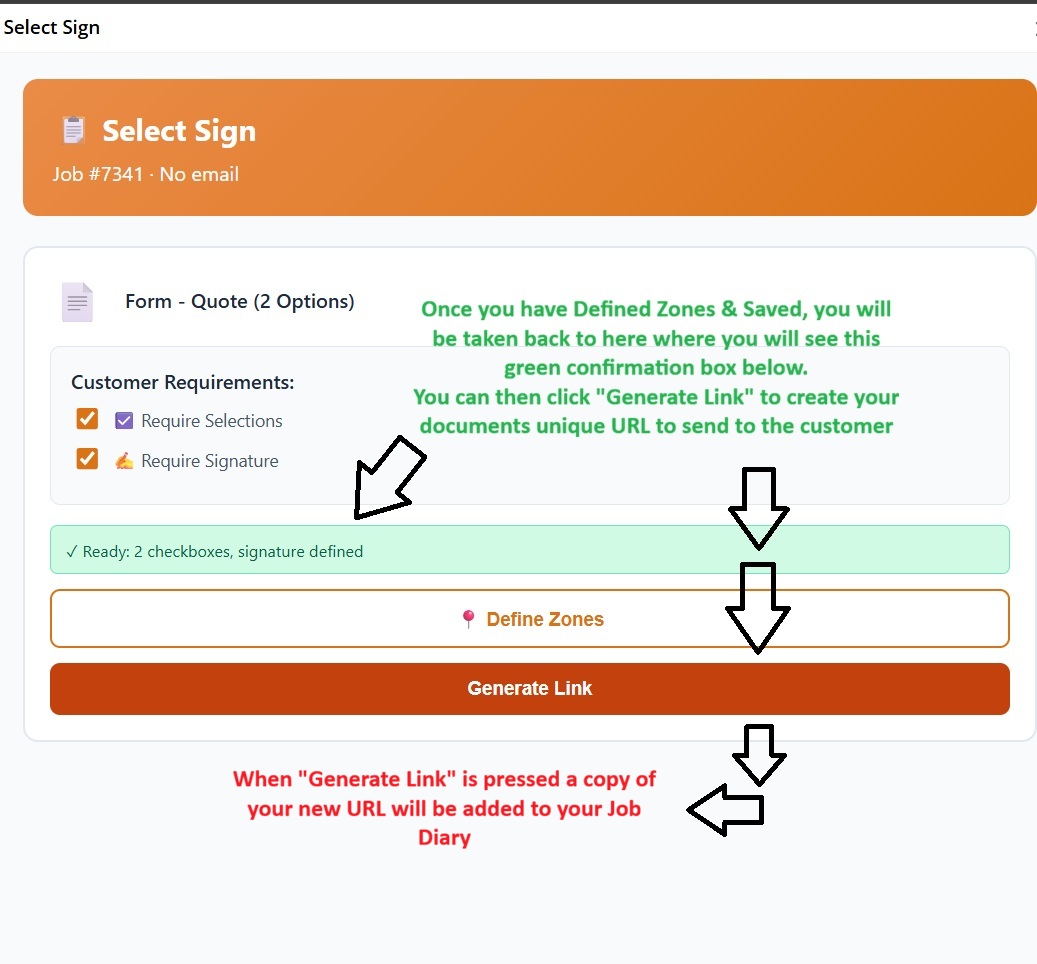 Step 6 - Generate Link