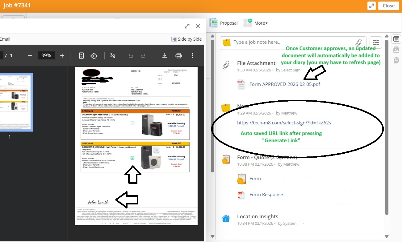 Step 9 - Approved Document Returned