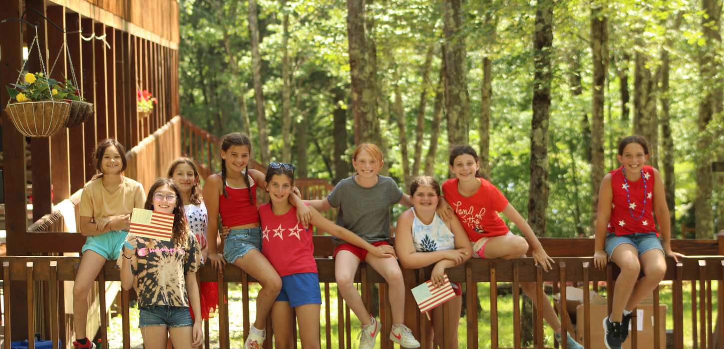 friends at summer camp