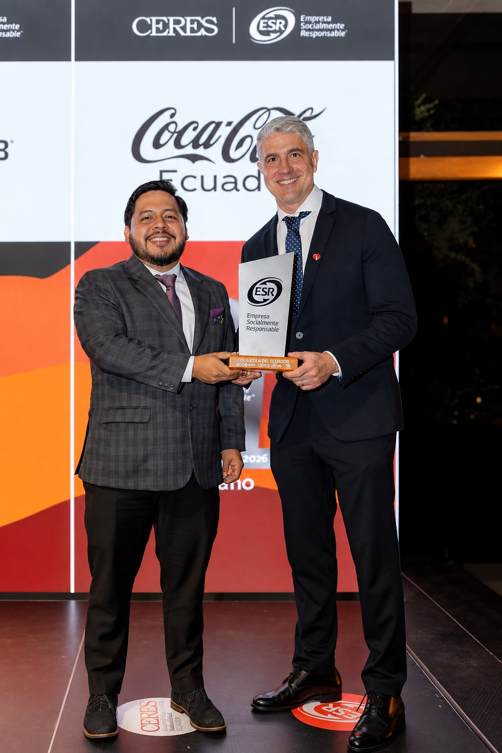 Coca-Cola Ecuador recibe por segundo año consecutivo el Distintivo ESR®
