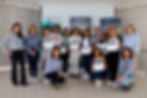 Pie de foto: Representantes de Lundin Gold, Fundación Lundin y la Universidad Técnica Particular de Loja, junto con los nuevos monitores comunitarios.