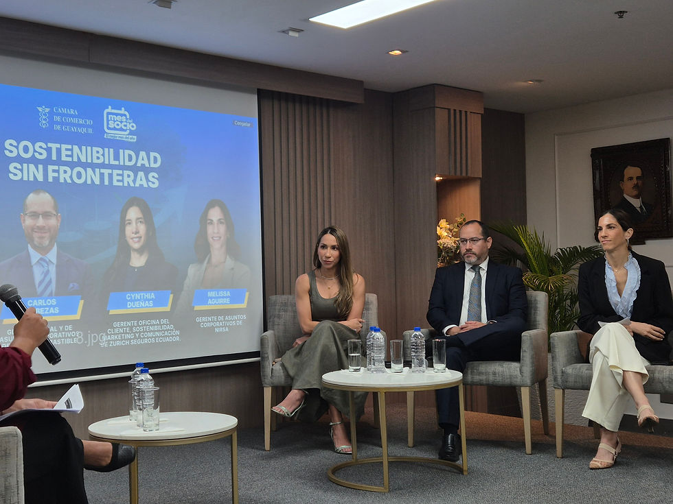 ALPINA ECUADOR destacó su modelo de sostenibilidad en el foroempresarial de la Cámara de Comercio de Guayaquil