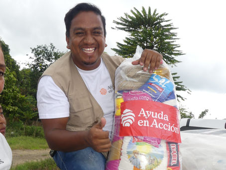 Ayuda en Acción Ecuador, llega con cargamento de ayuda a Muisne