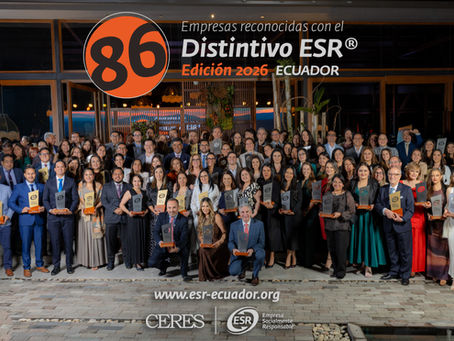 Un nuevo horizonte para la sostenibilidad: 86 empresas recibieron el Distintivo ESR® 2026