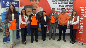 BANCO VISIONFUND ECUADOR  y Fundación Vista para Todos firman convenio en beneficio de la ciudadanía.