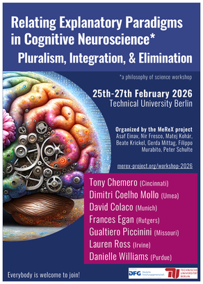 Relating explanatory paradigms in cognitive neuroscience - pluralism, integration, and elimination (TU Berlin, 25-27 Feb 2026)