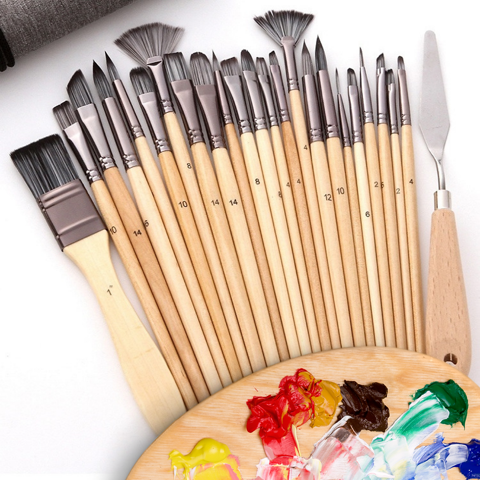 Thumbnail: Studio Essential Canvas Brush Roll Set