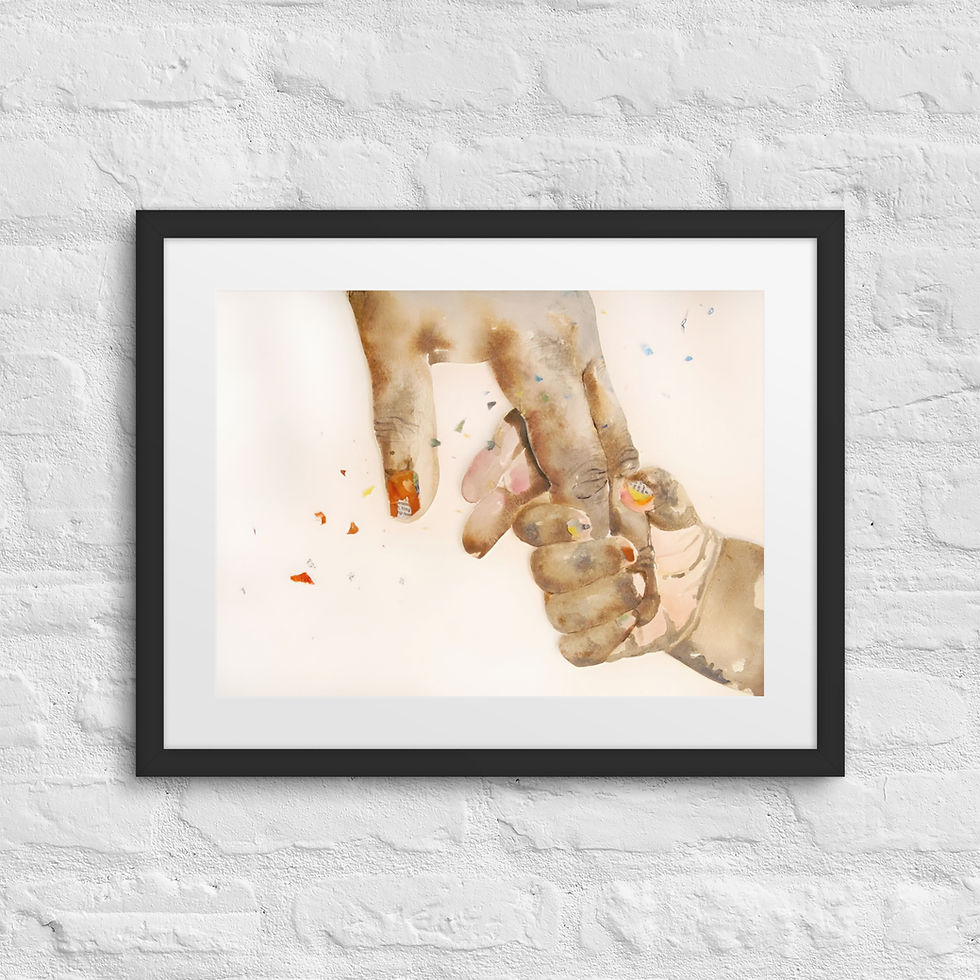 Thumbnail: "Unconditional" Framed poster