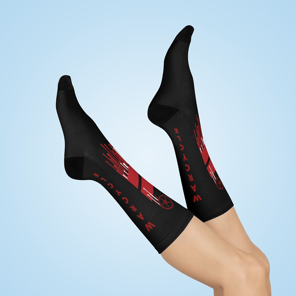 Thumbnail: WARcycle Crew Socks