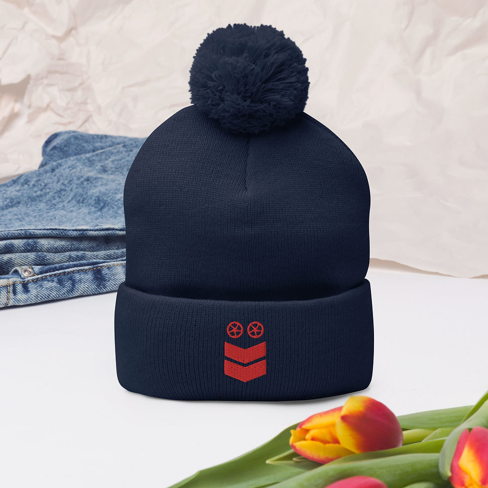 Thumbnail: WARcycle Pom-Pom Beanie