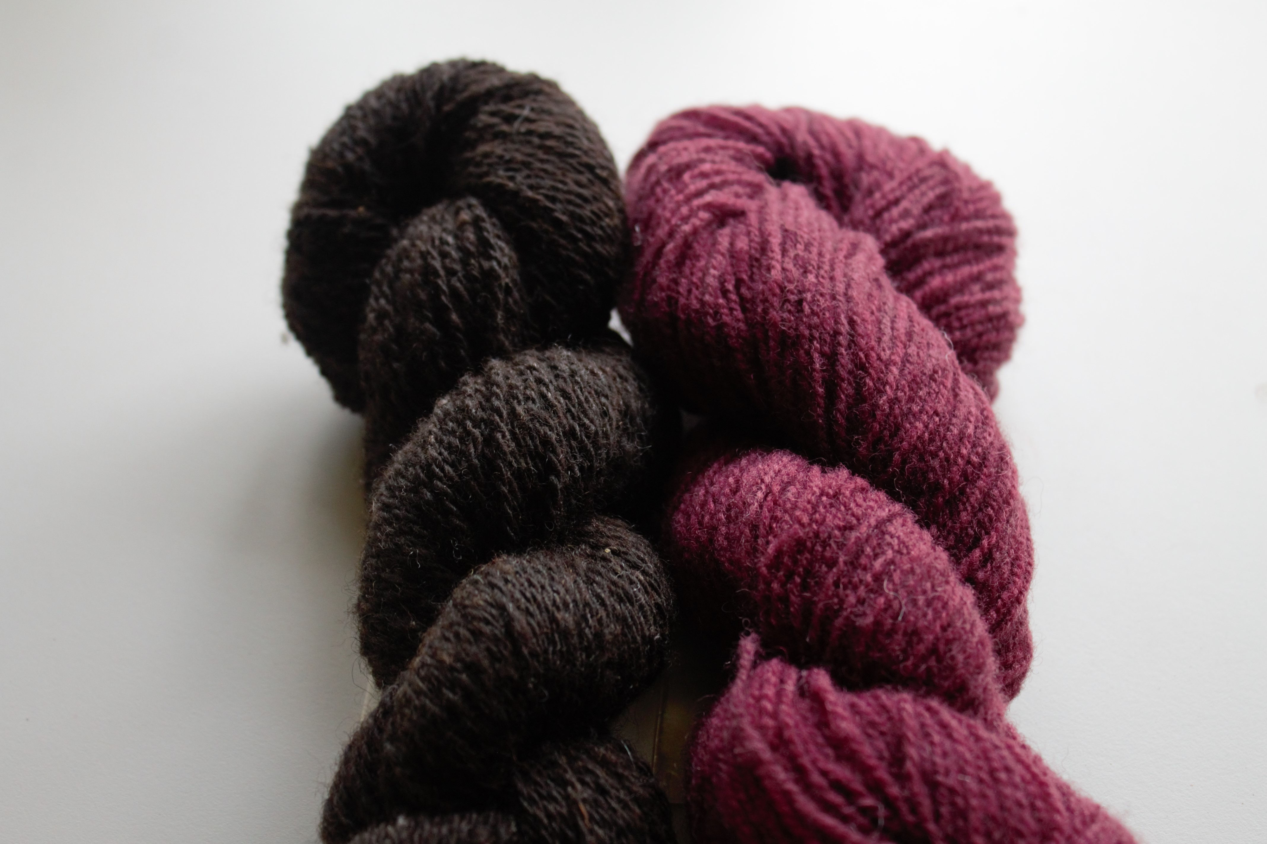 Laine filée main shetland