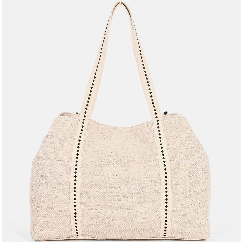 Thumbnail: Golden Glam Hand Beaded Tote