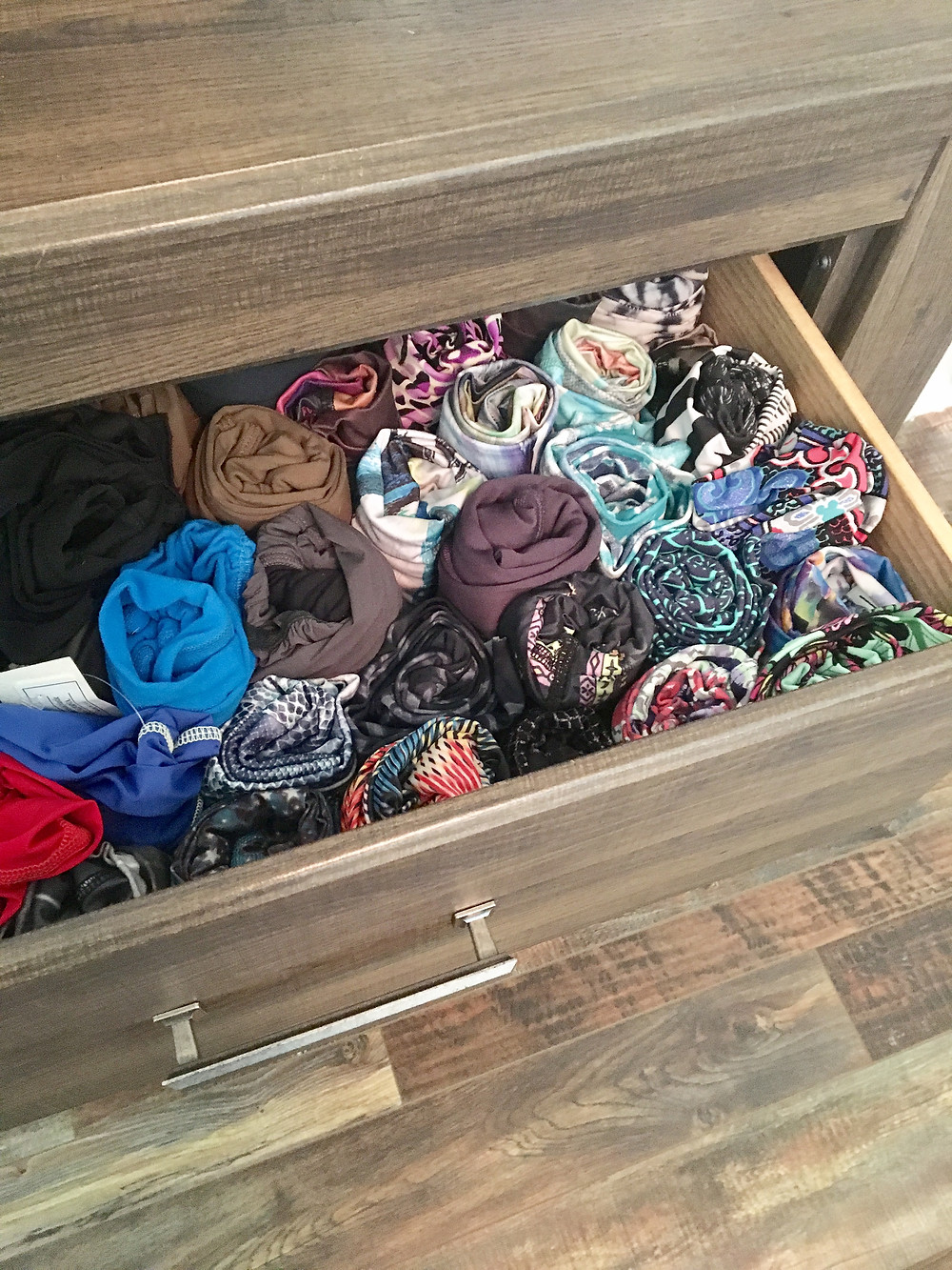 roll up your yoga leggings
