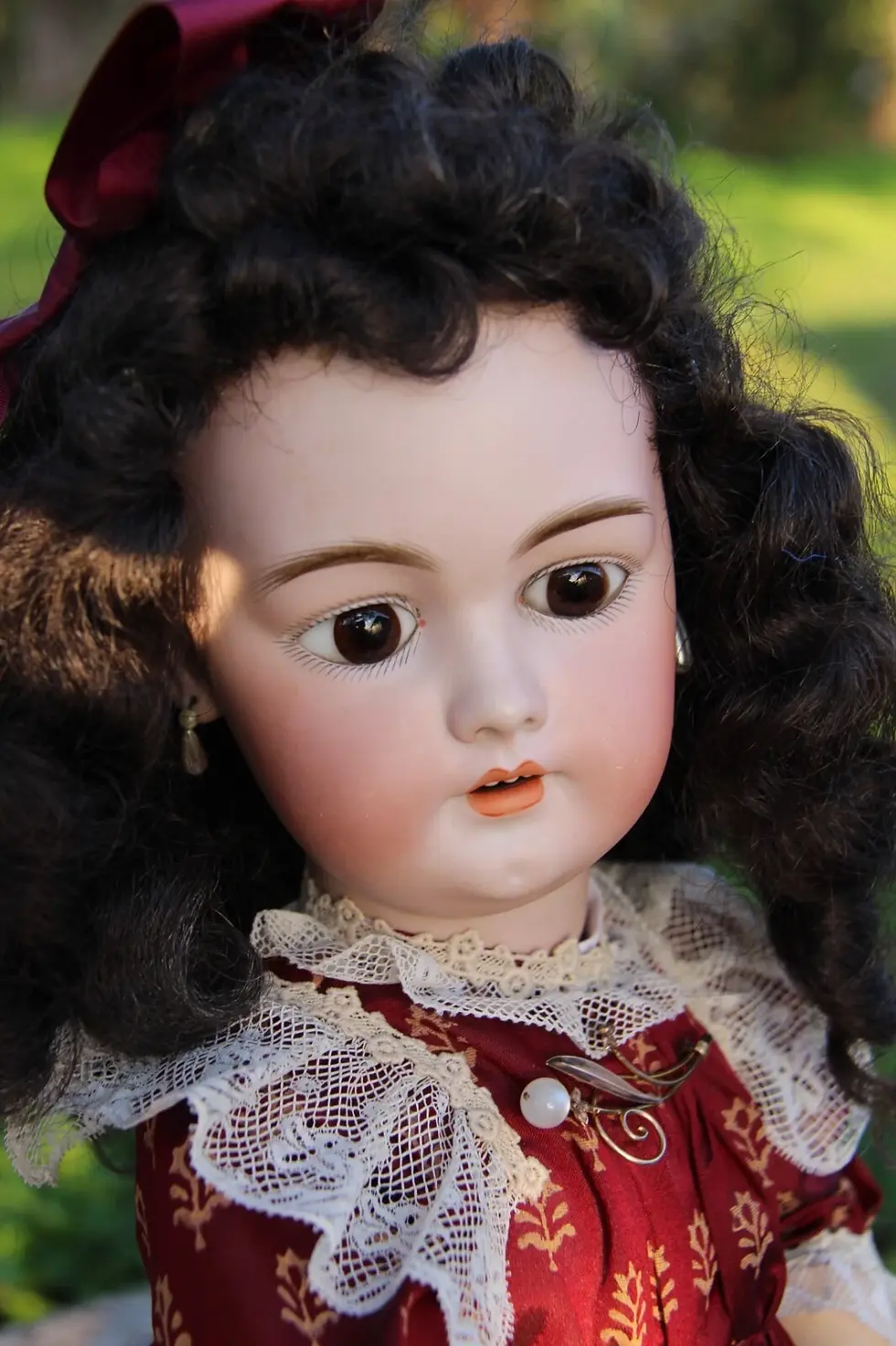 Thumbnail: 25"Antique German Simon & Halbig 1079 DEP Bisque Doll~fully dressed~Jumeau body