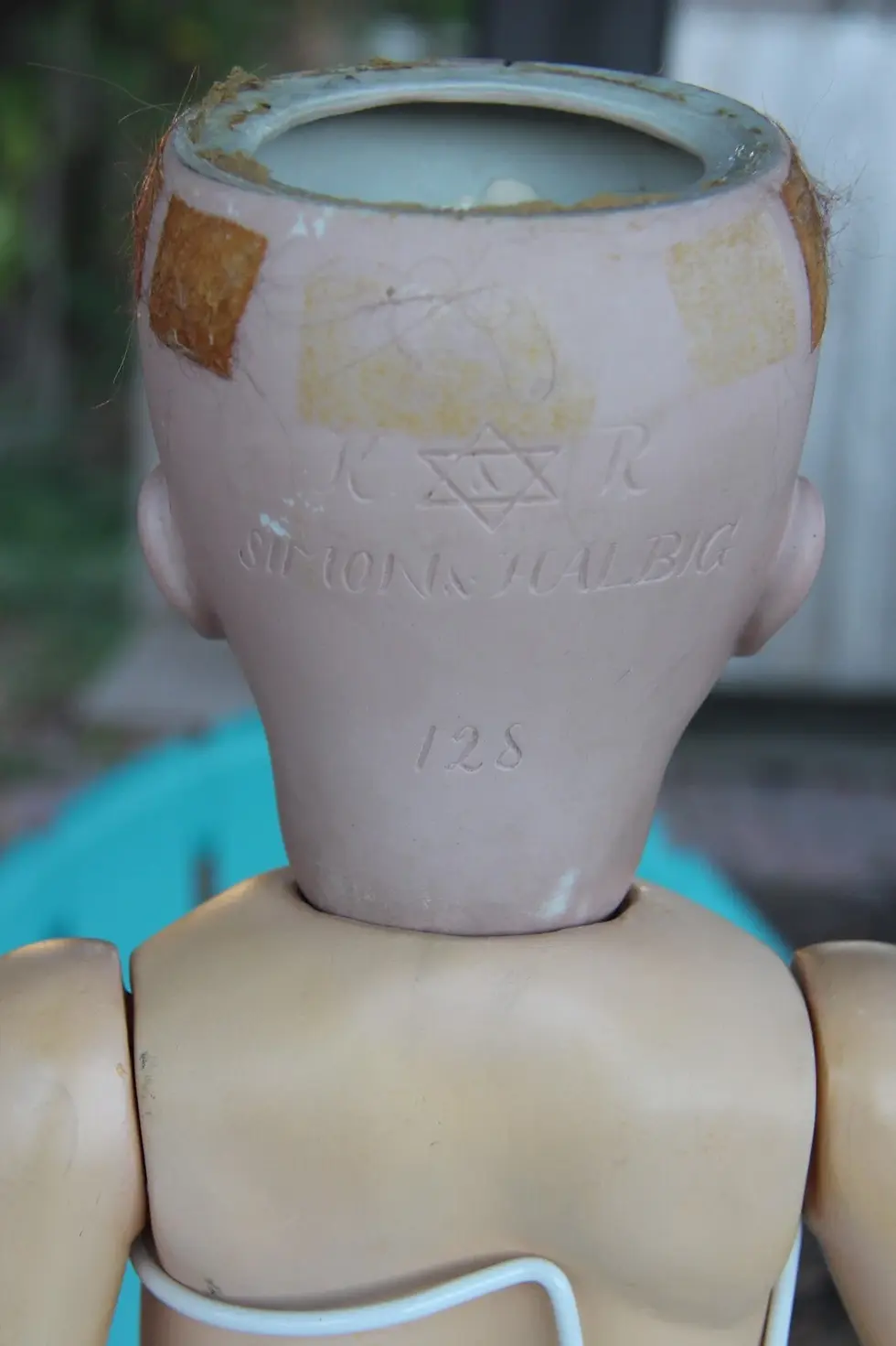 Thumbnail: LARGE German bisque Toddler by Kammer&Reinhardt 28” Marks: K * R/ S & H 128