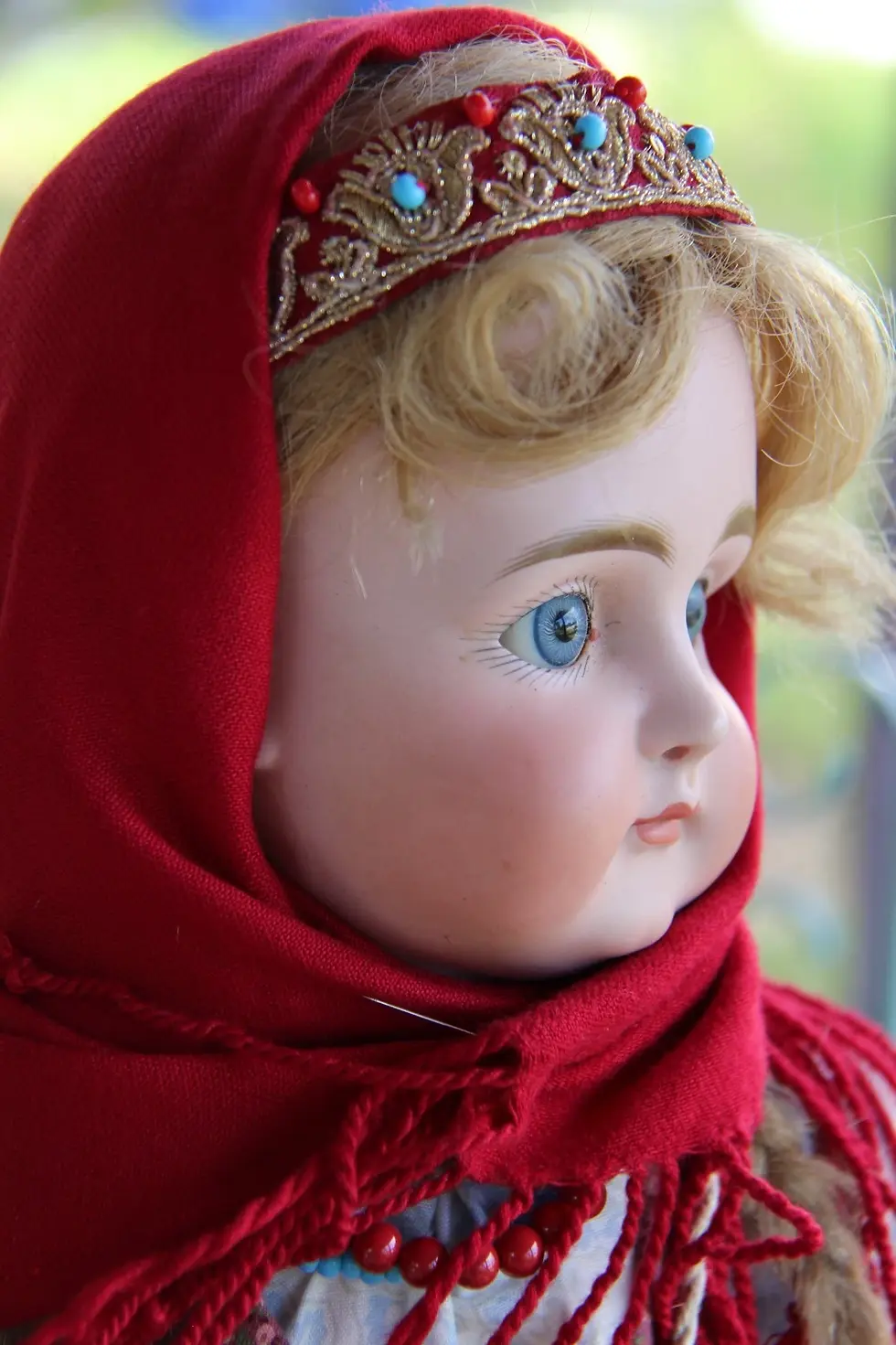 Thumbnail: 19"Antique Kestner Doll #13 • Closed Mouth Bisque Head on Early Body Sleep Eyes