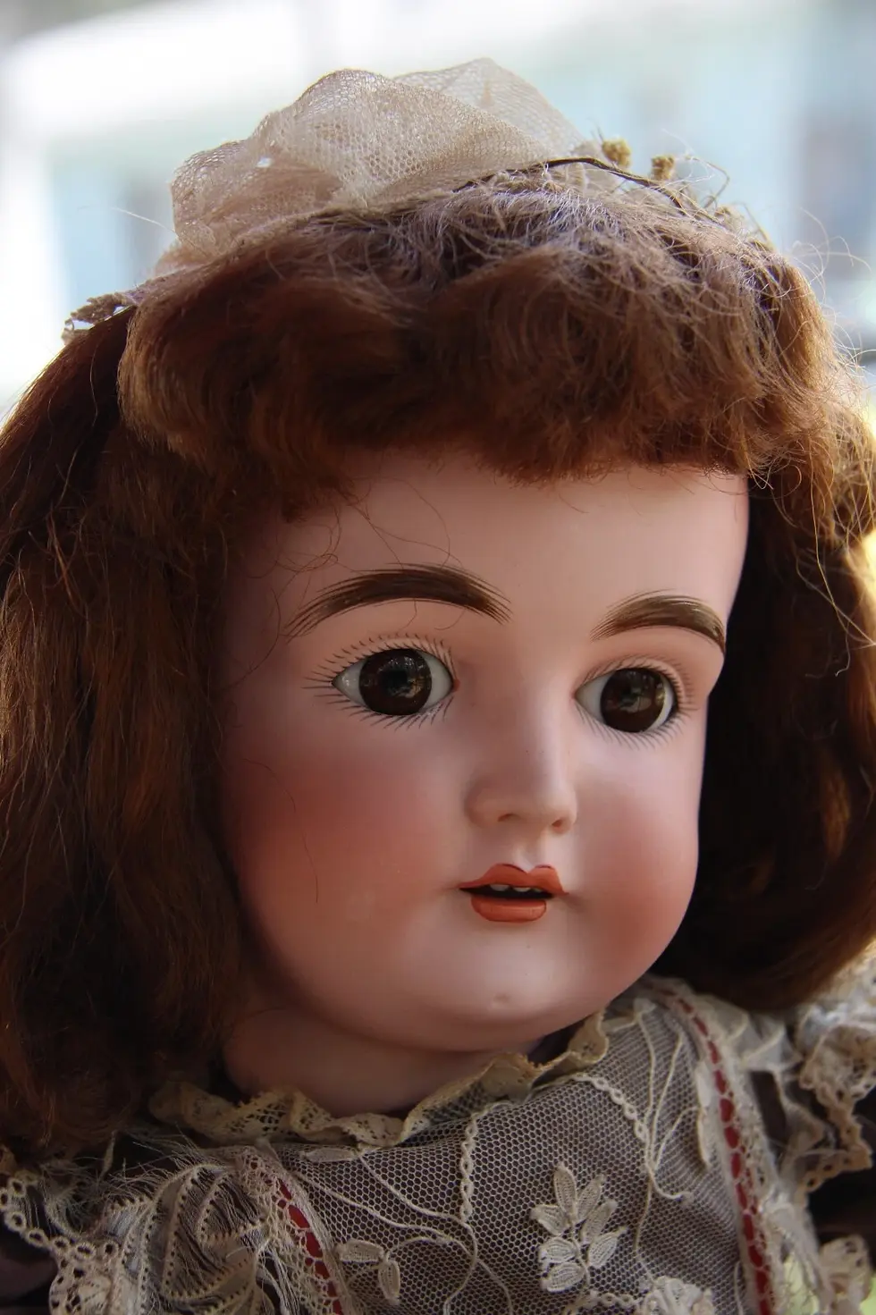 Thumbnail: Antique 164 Kestner Bisque Head Doll 25"~Antique Clothing~with Original Body~