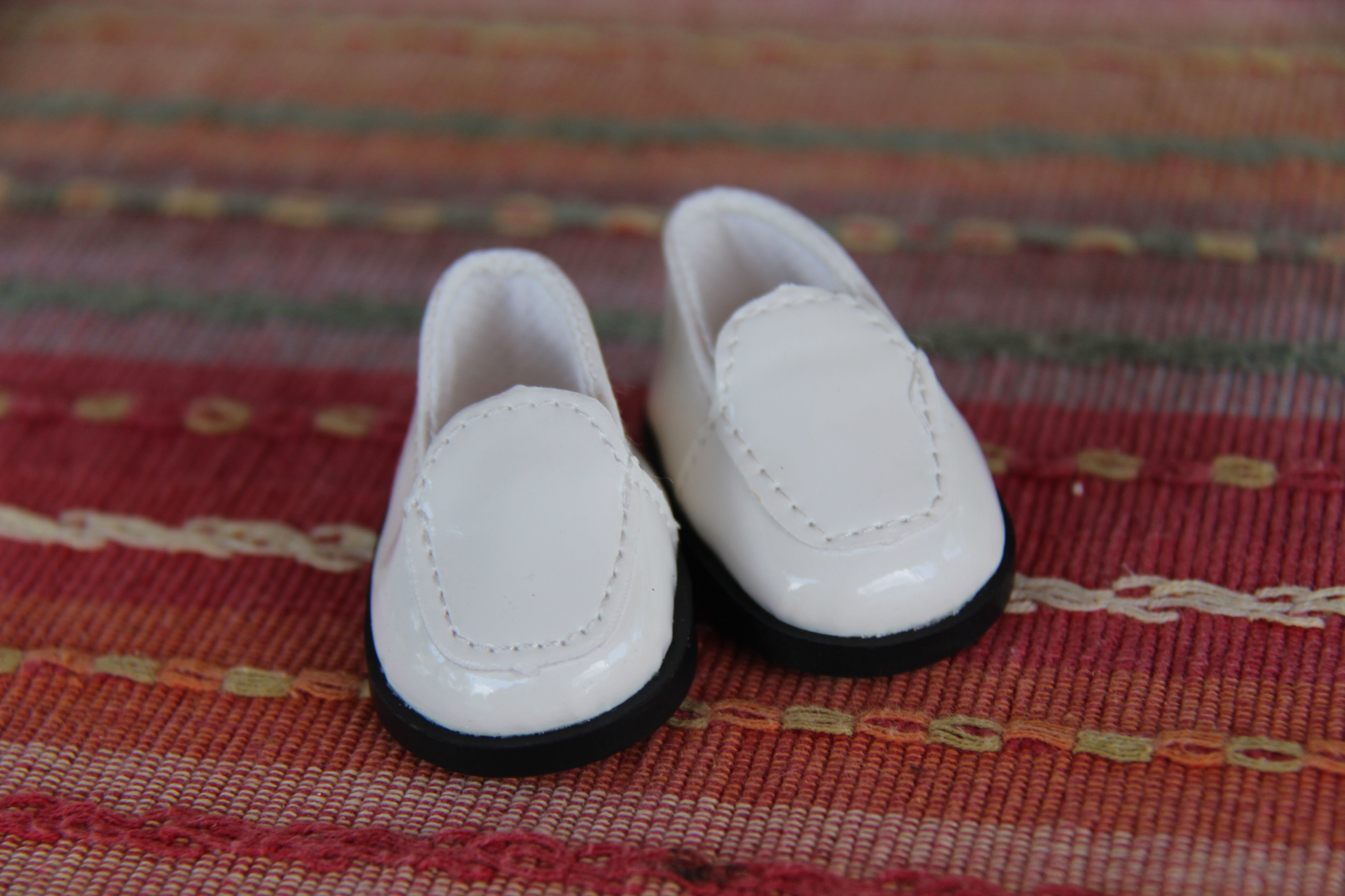 Patent Doll Loafers for 13" Dolls like Paola Reina