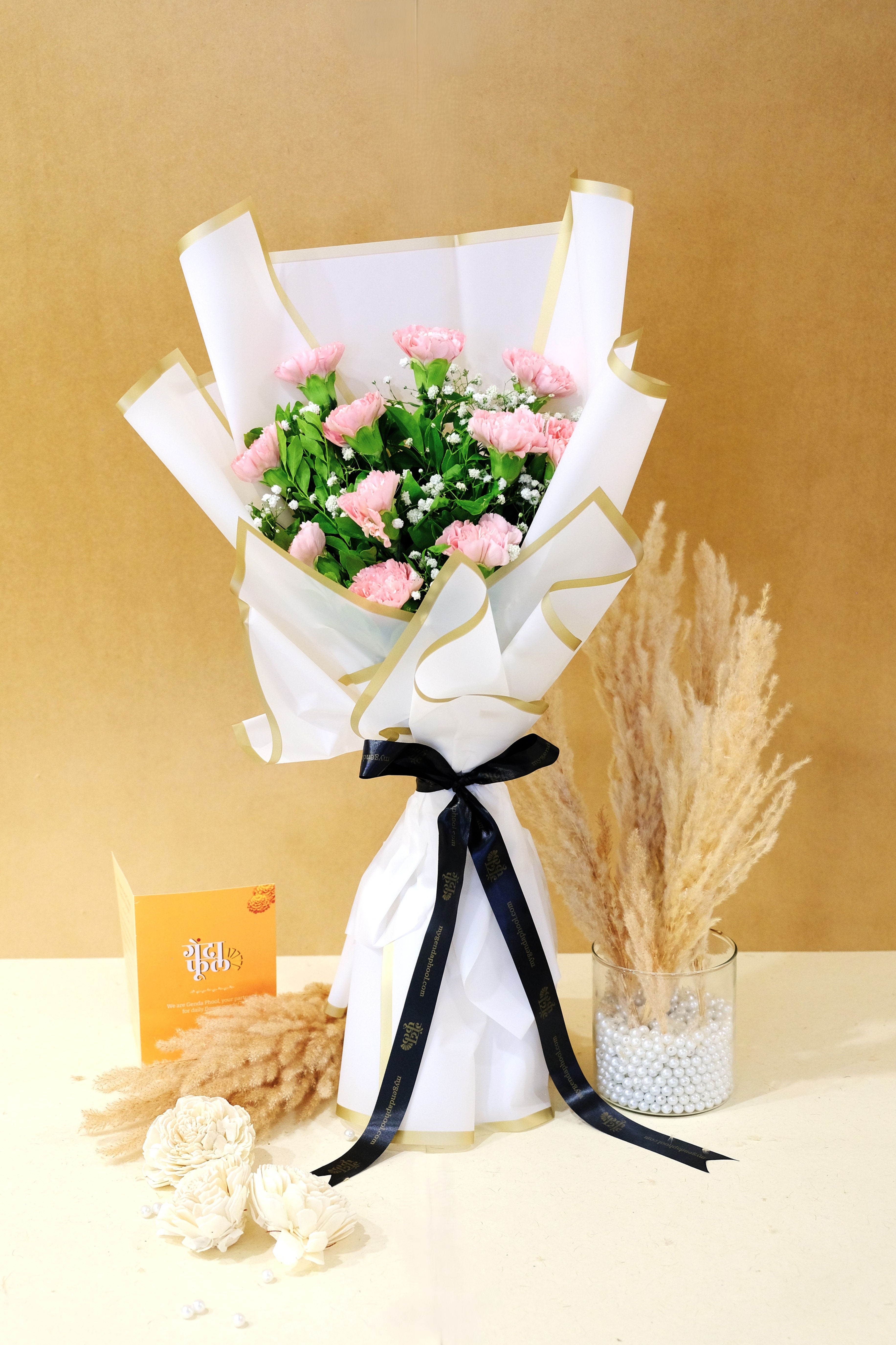 Soft Pink Carnation Bouquet