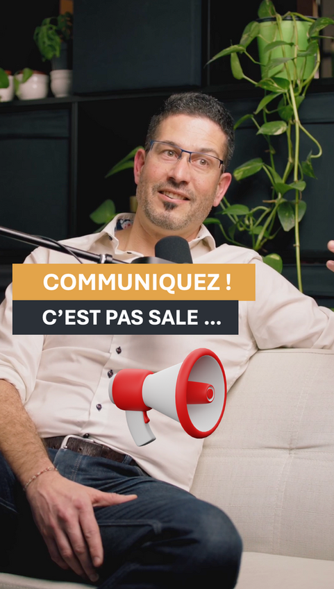 COMMUNIQUEZ sur votre projet, ce n'est pas sale !