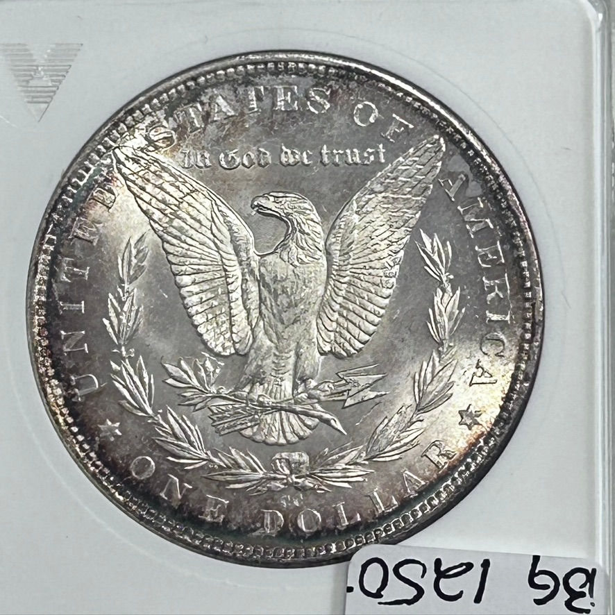 Thumbnail: 1891-CC MORGAN DOLLAR ANACS MS63 VAM 3