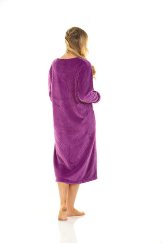 Supersoft Fleece Dressing Gown With Star Sign Design By Duncan Stewart - View #8