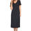Thumbnail: Bamboo Viscose Soft Stretch V-Neck Midi Nightdress