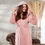 Thumbnail: Wysteria Lane Women’s Hooded Velour Dressing Gown / Robe