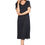 Thumbnail: Bamboo Viscose Soft Stretch V-Neck Midi Nightdress
