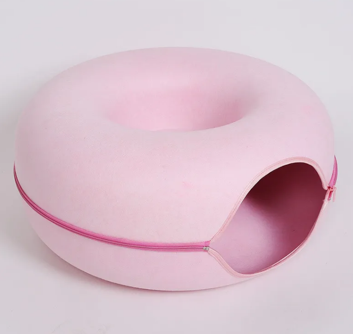 Thumbnail: Four Seasons Wool Felt Cat Tunnel & Bed