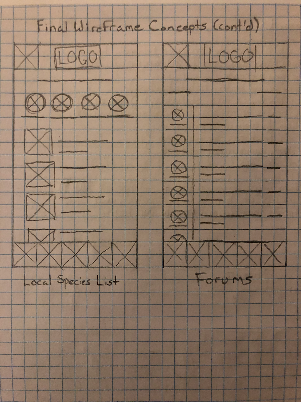Final Layout Sketches (cont'd)