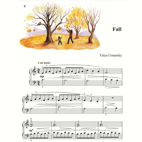 Thumbnail: Volume 1 - Piano sheet music for beginners (PDF Version)