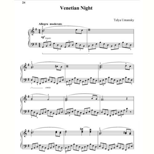 Thumbnail: Volume 4 - Piano sheet music for intermediate (PDF Version)