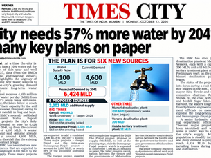 Mumbai Water Demand to Rise 57Pct. by 2041 Can NRW Reduction Match Gargai Dams Supply?
