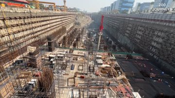 Under-Construction: The Underground Bullet Train Terminal at Bandra Kurla Complex (BKC), Mumbai