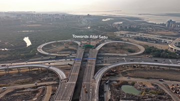 Ulwe Coastal Road & D.B. Patil Airport Connector Reach 68 percentage Completion