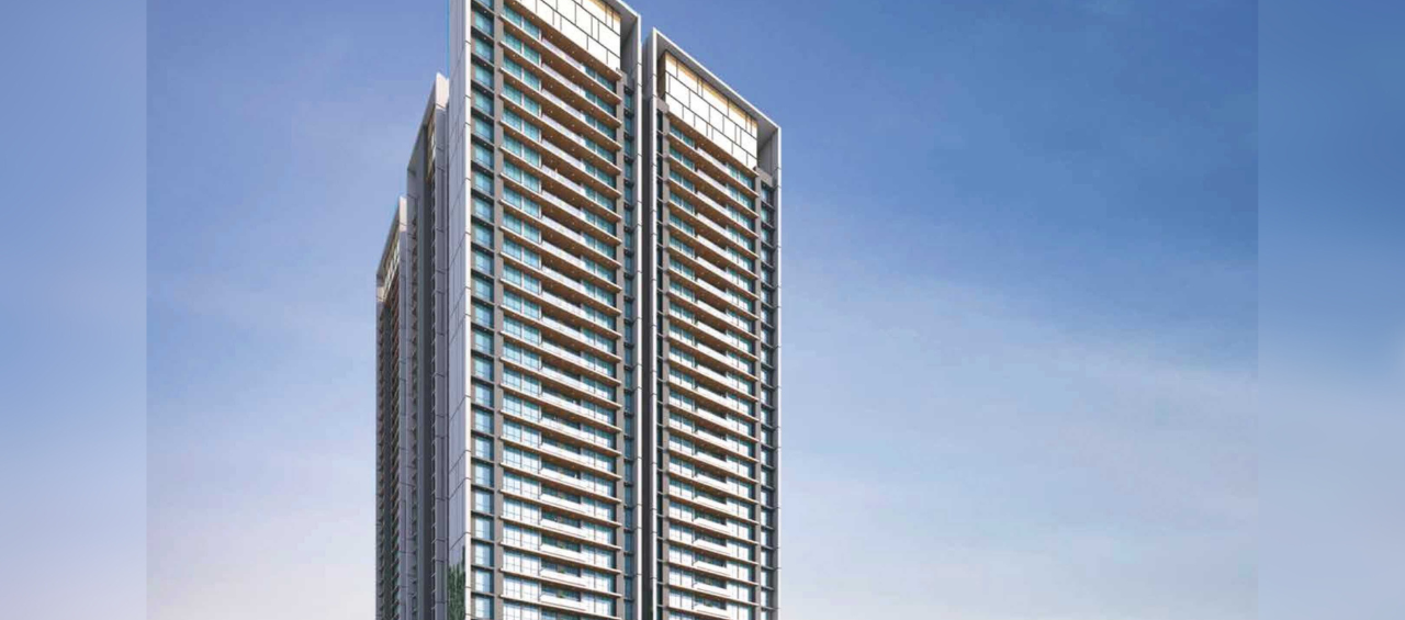 Metricon Gateway residential tower in Vashi Navi Mumbai featuring modern 2 & 3 BHK flats, retail shops, and premium high-rise architecture