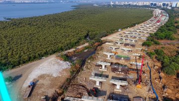 Ulwe Coastal Road & D.B. Patil Airport Connector Reach 68 percentage Completion