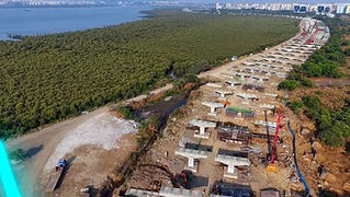 Ulwe Coastal Road & D.B. Patil Airport Connector Reach 68 percentage Completion