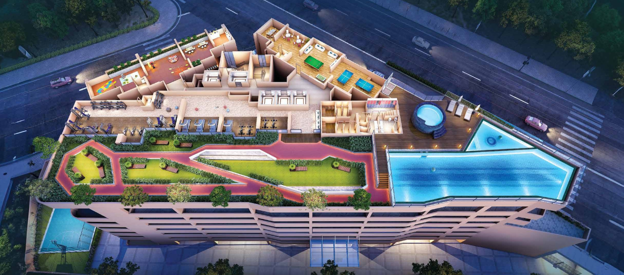 Rainbow Life Kharghar – Iconic 37-Storey Residential Tower with Modern Amenities