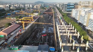 Under-Construction: The Underground Bullet Train Terminal at Bandra Kurla Complex (BKC), Mumbai