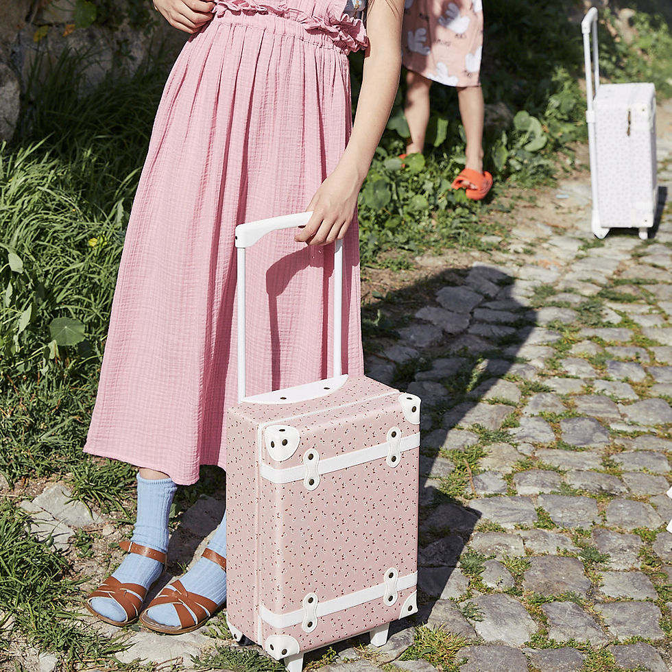 Thumbnail: Olli Ella - See-Ya Suitcase + Wash Bag SET | 4 Colours